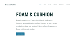 Desktop Screenshot of foamandcushion.com